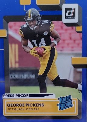 2022 Donruss #323 Press Proof Blue