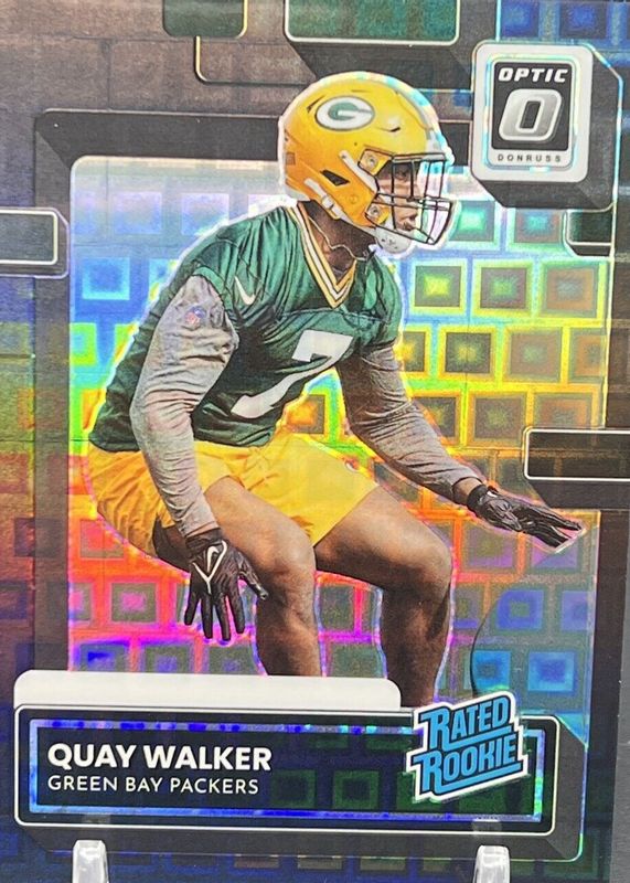 Quay Walker 2022 Donruss #P-356 Optic Preview - Black Pandora /25 Rookie SGC 10