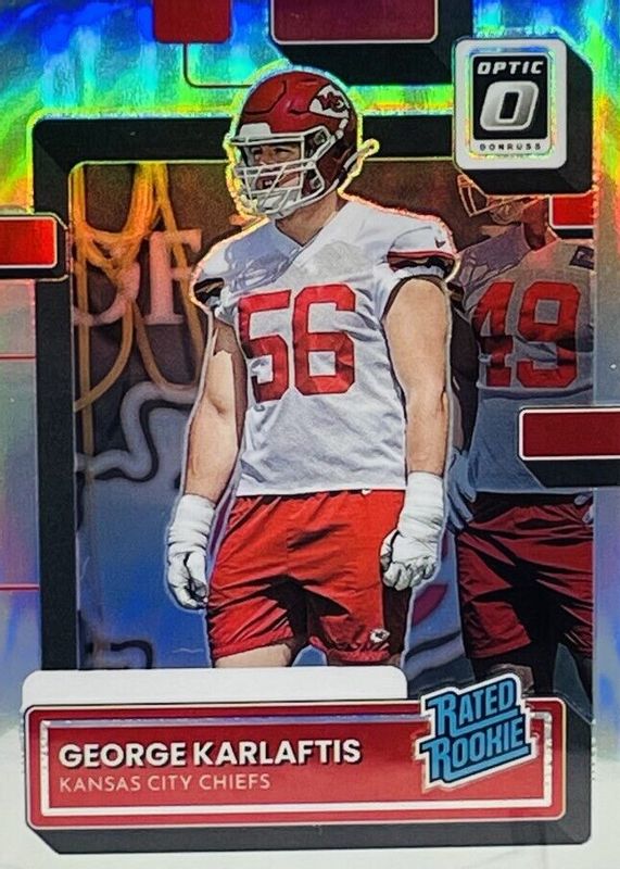 George Karlaftis 2022 Donruss #P-361 Optic Preview - Holo Rookie RAW