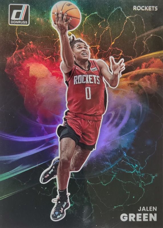 Jalen Green 2022 Donruss #15 Night Moves /(SSP) RAW