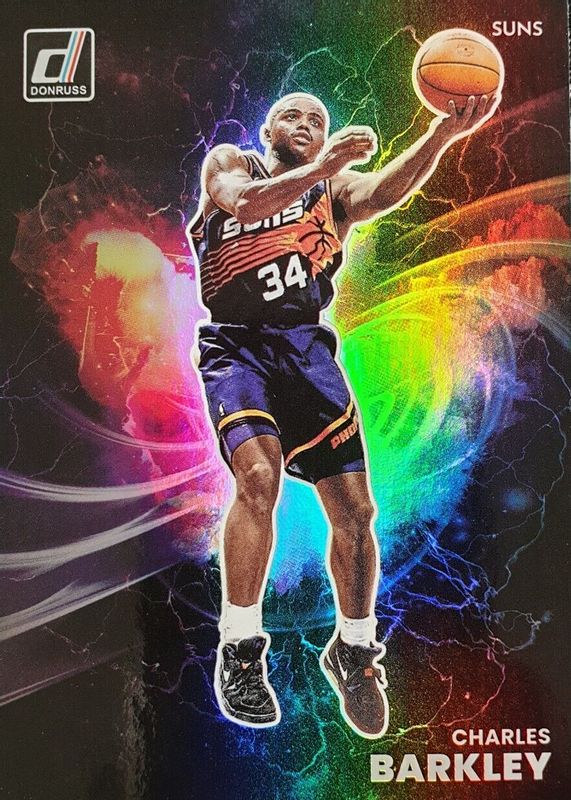 Charles Barkley 2022 Donruss #28 Night Moves /(SSP) SGC 10