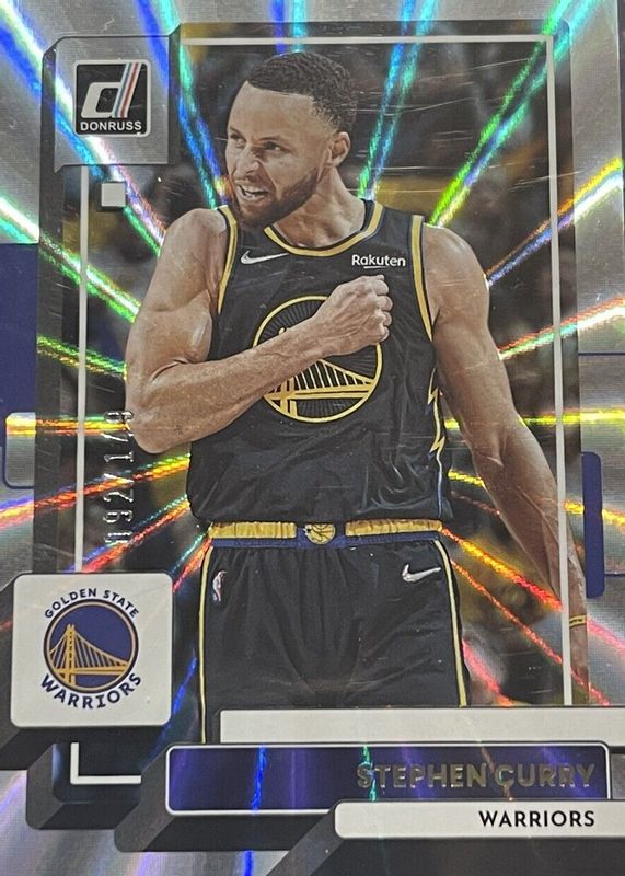Stephen Curry 2022 Donruss #116 Holo Laser /149 RAW