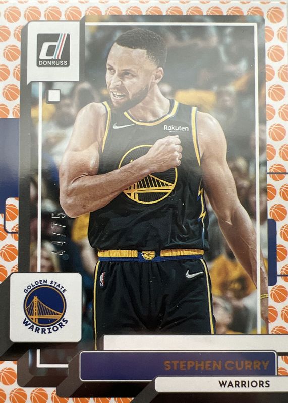 Stephen Curry 2022 Donruss #116 Basketball /75 RAW