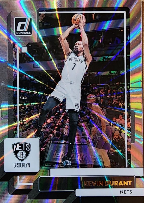 Kevin Durant 2022 Donruss #6 Holo Laser /149 SGC 10