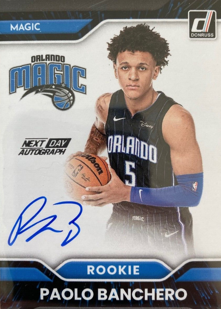 PAOLO BANCHERO nba donruss 割ろ 2024-25 auto