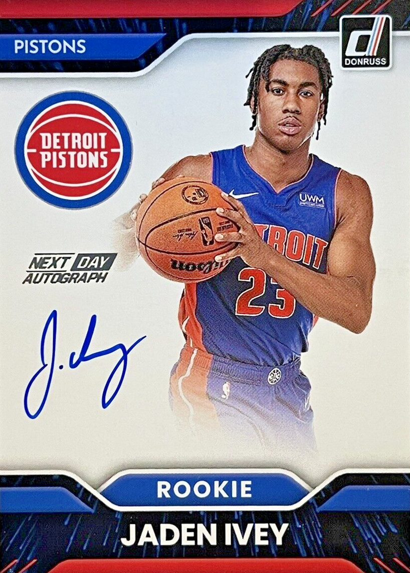 Jaden Ivey 2022 Donruss #ND-JIP Next Day Autographs Price