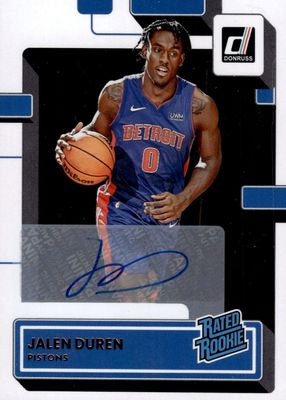 2022 Donruss #213 Rated Rookie Signatures