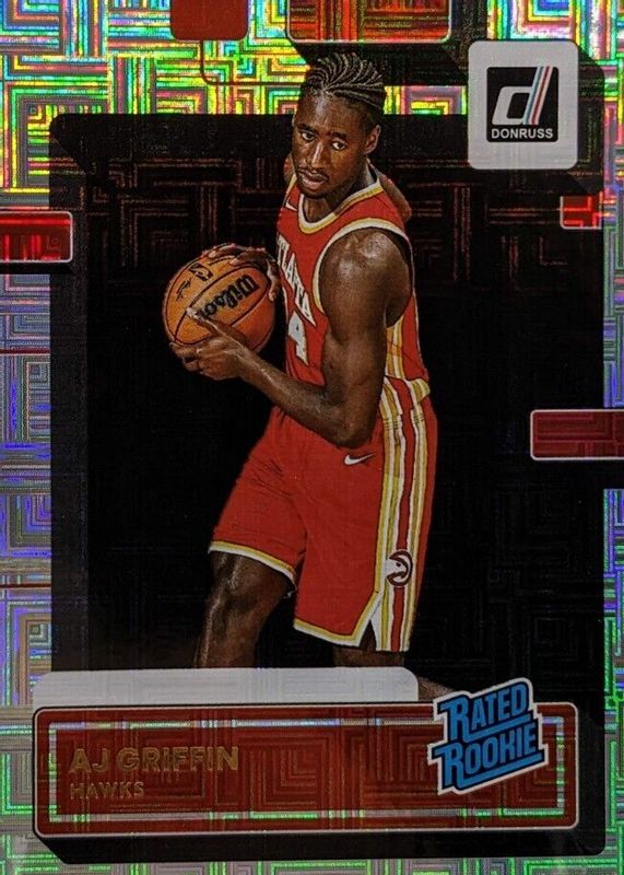 AJ Griffin 2022 Donruss #216 Choice Rookie RAW