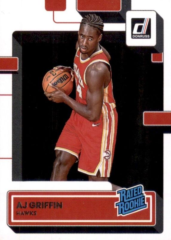 AJ Griffin 2022 Donruss #216 Base Rookie RAW