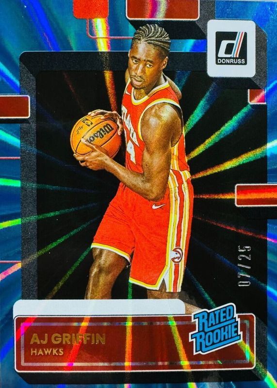 2022 Donruss #216 Holo Light Blue Laser /25