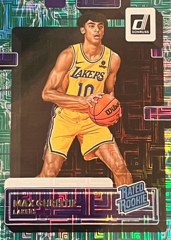 Max Christie 2022 Donruss #234 Choice Dragon /(SSP) Rookie SGC 9.5