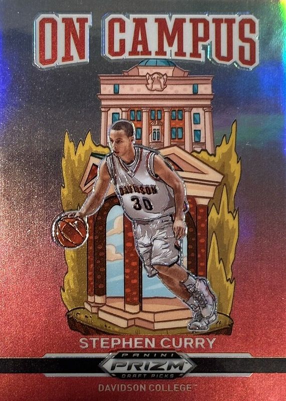 Stephen Curry 2022 Prizm Draft Picks #OC-SC On Campus /(SSP) PSA 10