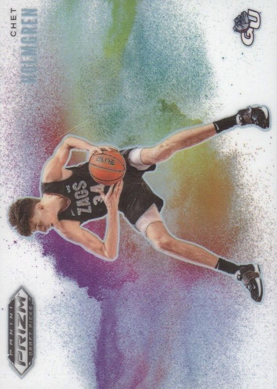 Chet Holmgren 2022 Prizm Draft Picks #CB-CH Color Blast /(SSP) Rookie PSA 10