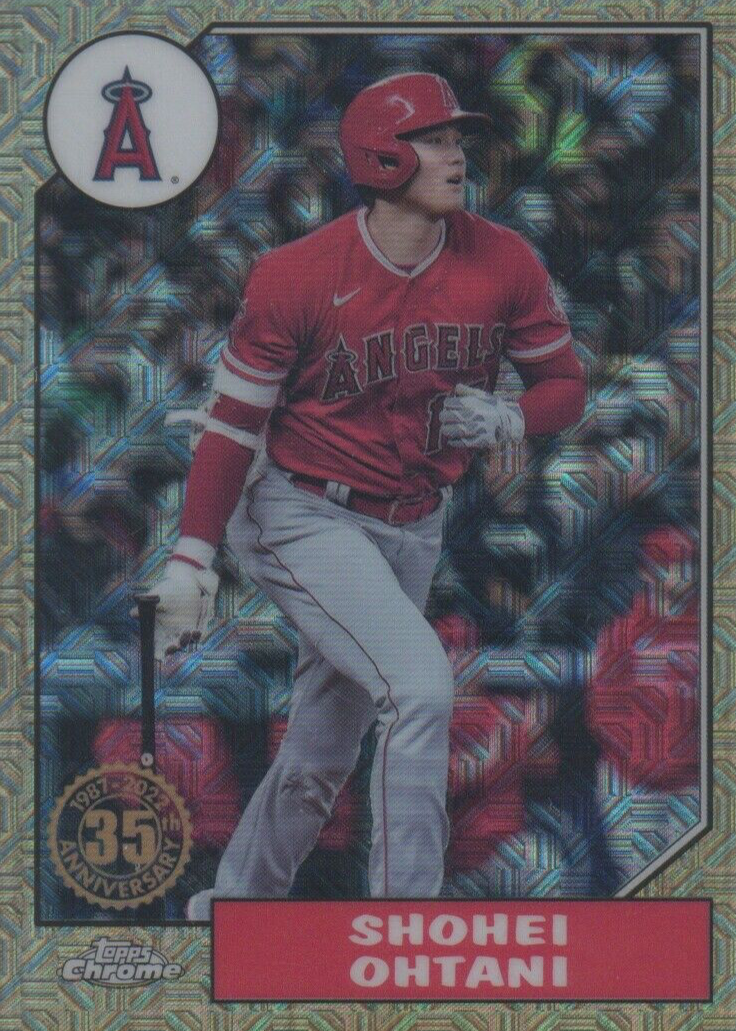 Shohei Ohtani 2022 Topps Update Silver Pack #T87C-50 1987