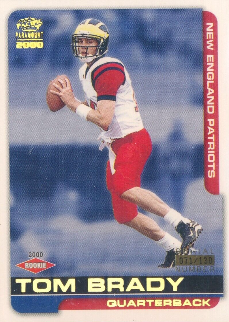 Tom Brady 2000 Pacific Paramount #138 HoloGold /130 Price