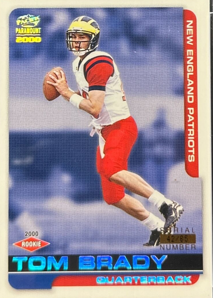 Tom Brady 2000 Pacific Paramount #138 HoloSilver /85 Price