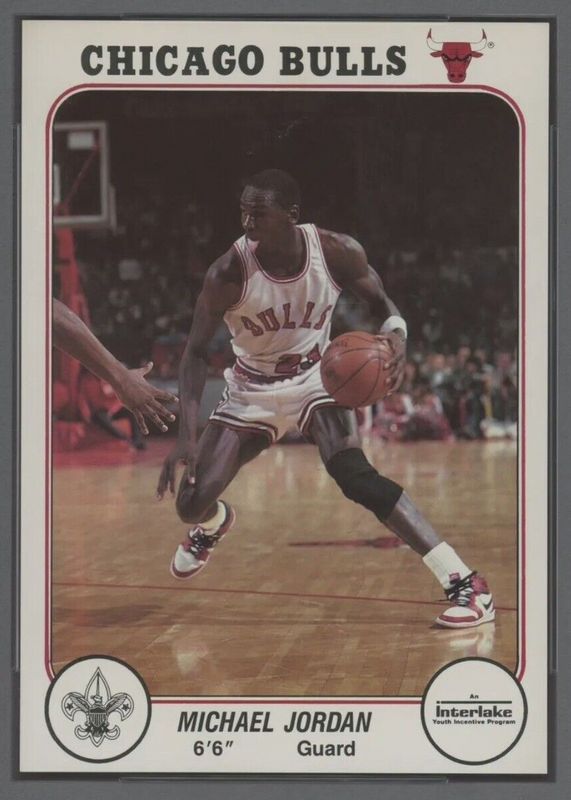 Michael Jordan 1985 Interlake Chicago Bulls Base