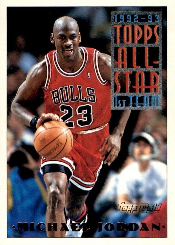 Michael Jordan 1993 Topps #101 All-Star - Gold BGS 9