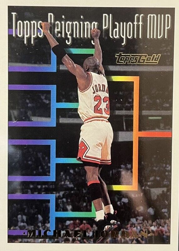 Michael Jordan Topps Reigning Playoff Mvp Gold Price Guide Sports Card Investor