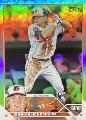 2023 Topps #206 Rainbow Foil