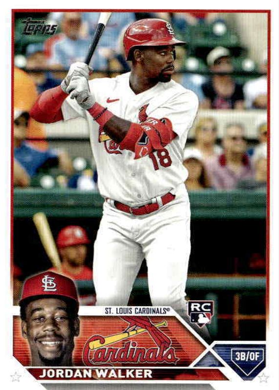 Jordan Walker 2023 Topps #344 Base Rookie SGC 9