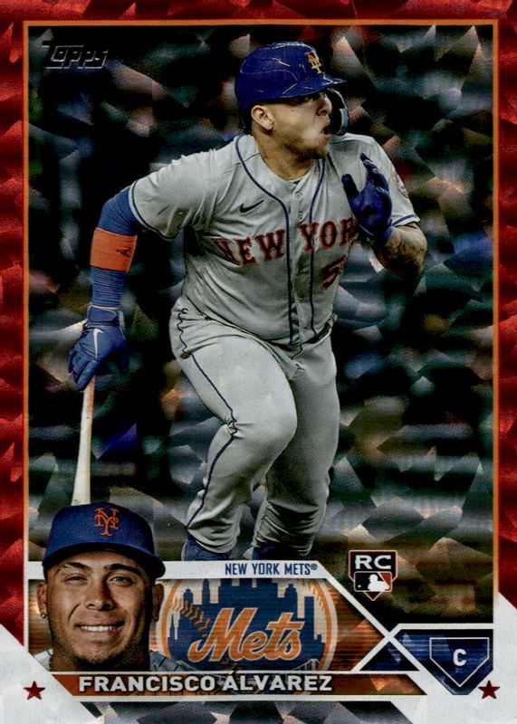 Francisco Alvarez 2023 Topps #644 Red Foil /199 Rookie RAW