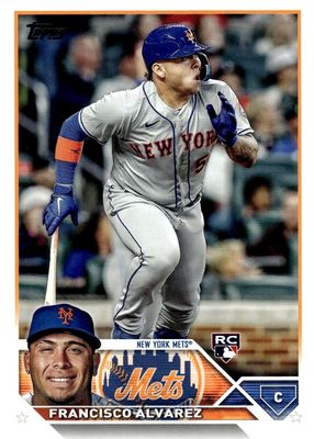 フランシスコアルバレス　ローズゴールドリフラクター　topps メッツ Francisco Alvarez 2023 Topps #644 Mother's Day Hot Pink /50