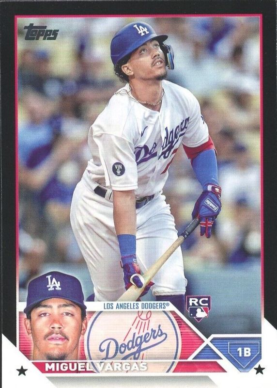 Miguel Vargas 2023 Topps #163 Black /72 Rookie SGC 9.5