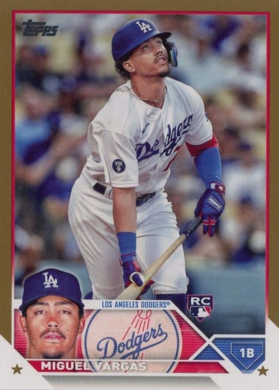 Miguel Vargas 2023 Topps #163 Gold /2023 Rookie SGC 9.5