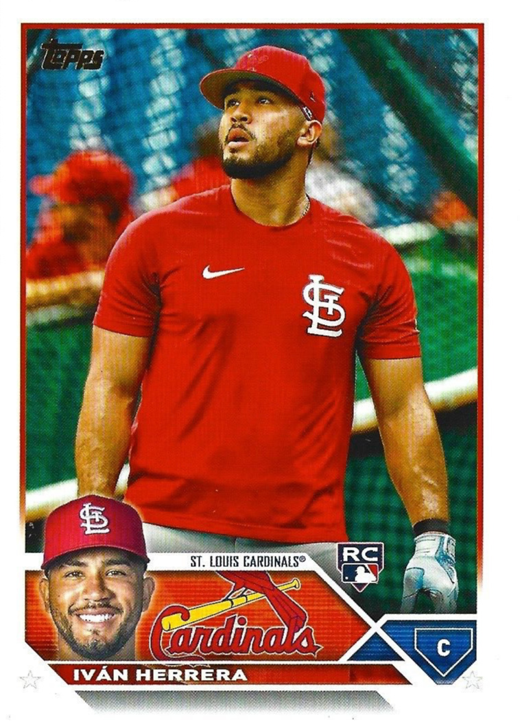 Ivan Herrera 2023 Topps #58 Golden Mirror Image Variation