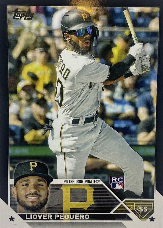 Liover Peguero 2023 Topps #238 Black /72 Rookie SGC 10