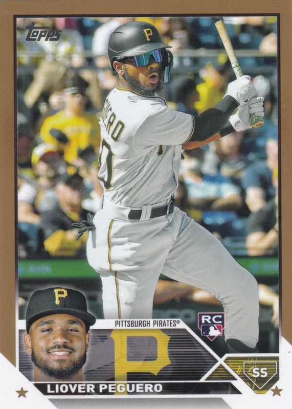 Liover Peguero 2023 Topps #238 Gold /2023 Rookie RAW