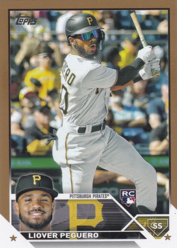 Liover Peguero 2023 Topps #238 Gold /2023 Rookie SGC 10