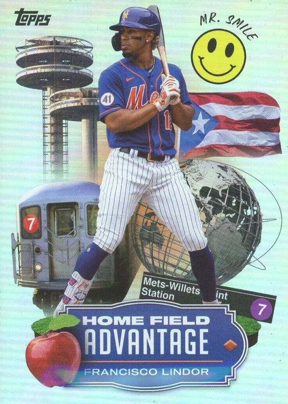 Francisco Lindor 2023 Topps #HA-4 Home Field Advantage /(SSP) SGC 9