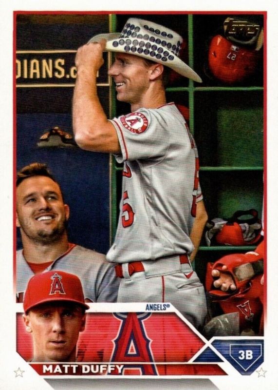 Matt Duffy 2023 Topps #274 Golden Mirror Image Variation /(SSP) RAW