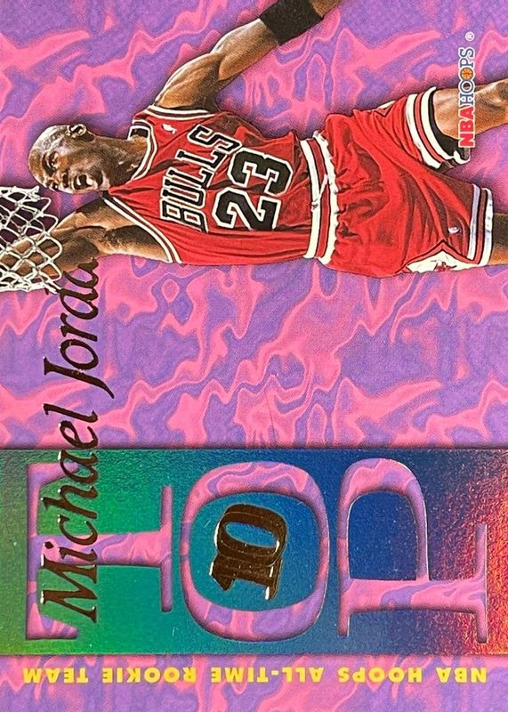 Michael Jordan 1995 Hoops #AR7 Top Ten SGC 8