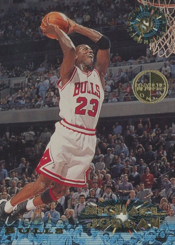 Michael Jordan 1995 Stadium Club #1 Members Only RAW