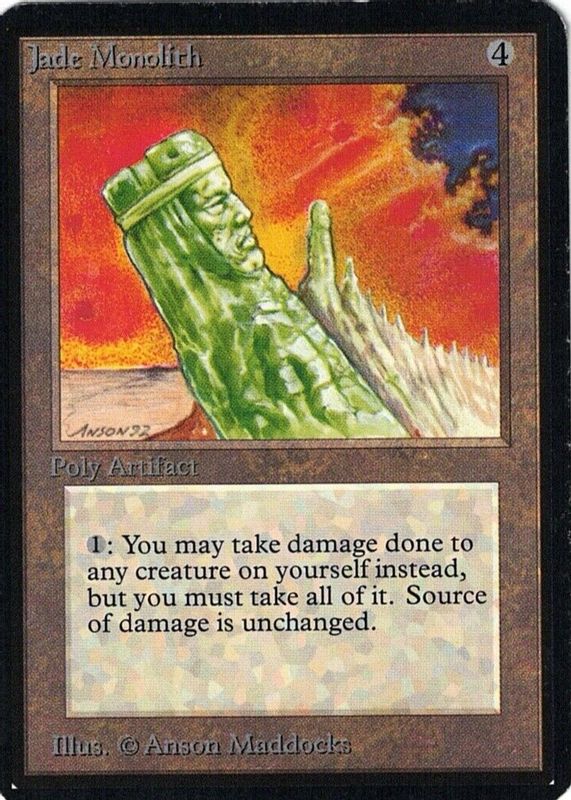 Jade Monolith 1993 Alpha Edition Base PSA 6