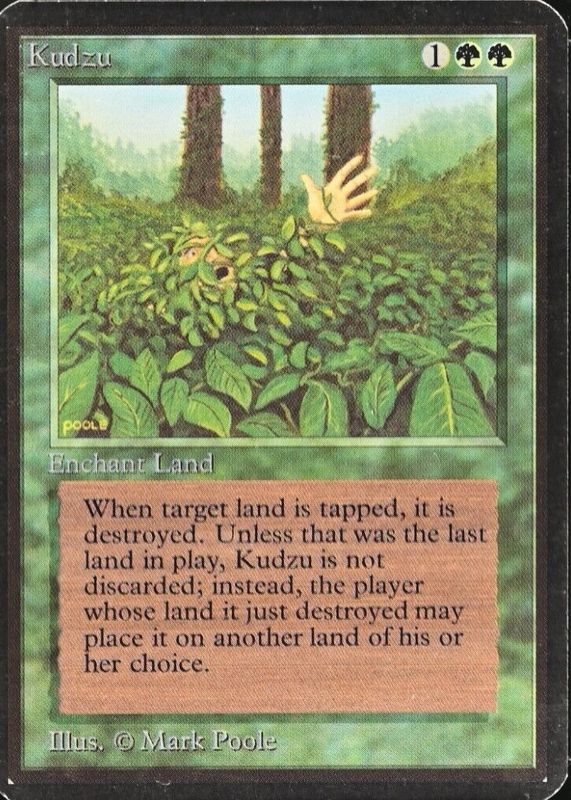 Kudzu 1993 Alpha Edition Base BGS 7