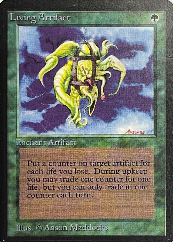 Living Artifact 1993 Alpha Edition Base BGS 3