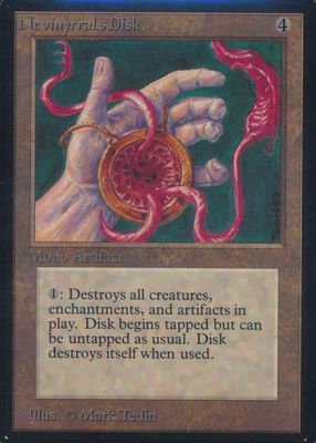 Nevinyrral's Disk 1995 Fourth Edition Base Price Guide