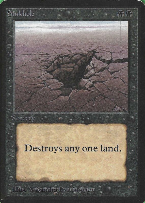 Sinkhole 1993 Alpha Edition Base PSA 1.5