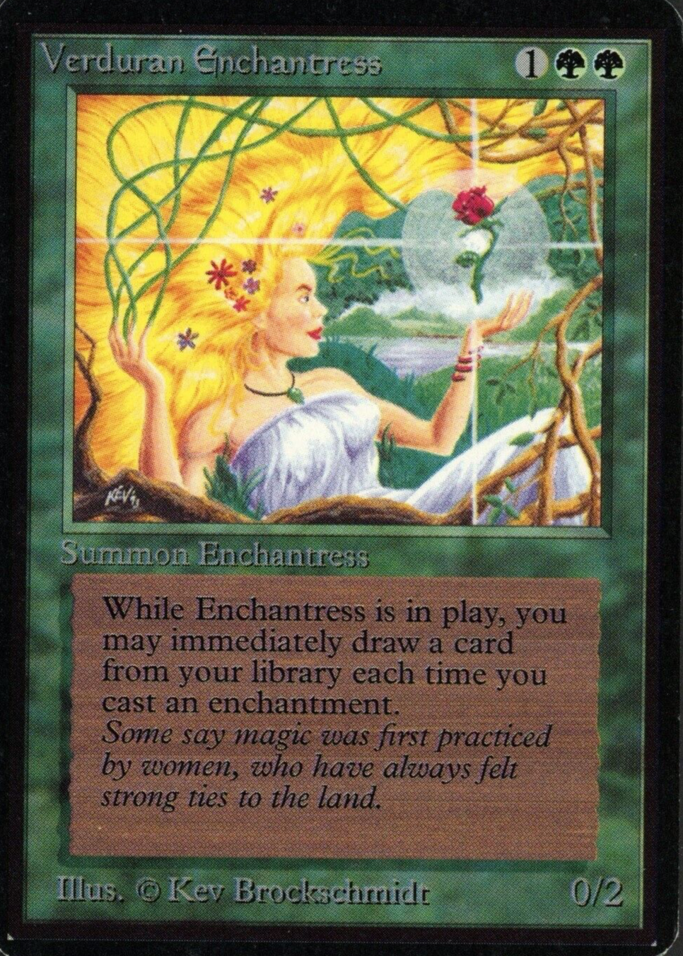Verduran Enchantress 1993 Alpha Edition Base Price Guide - Sports Card  Investor