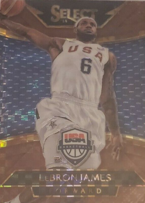 LeBron James 2014 Select #212 Courtside Copper /49 (Team USA) BGS 10 PRISTINE