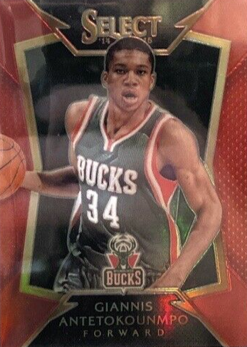Giannis Antetokounmpo 2014 Select #75 Concourse Red /149 Price