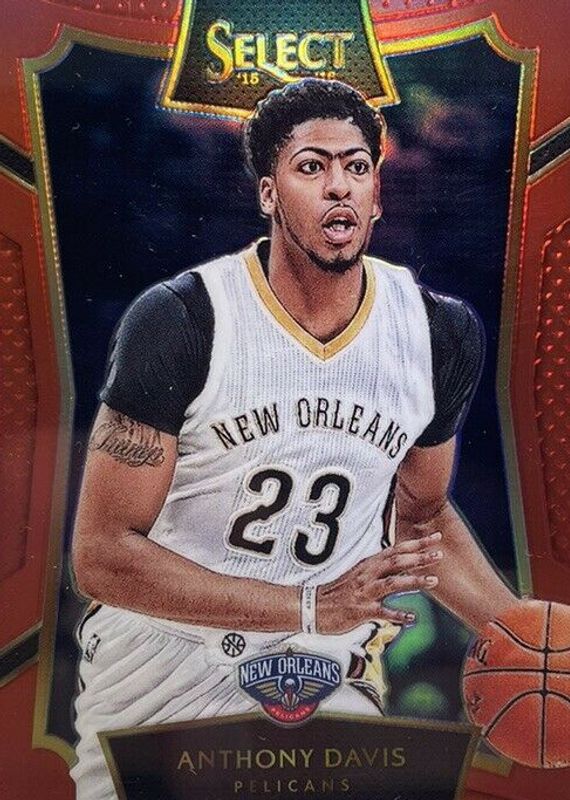 Anthony Davis 2014 Select #15 Concourse Red /149 PSA 10