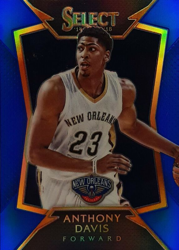 Anthony Davis 2014 Select #15 Concourse Blue /249 PSA 10