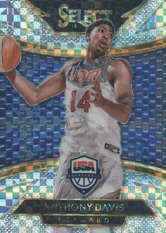 Anthony Davis 2014 Select #217 Courtside Silver (Team USA) BGS 9.5