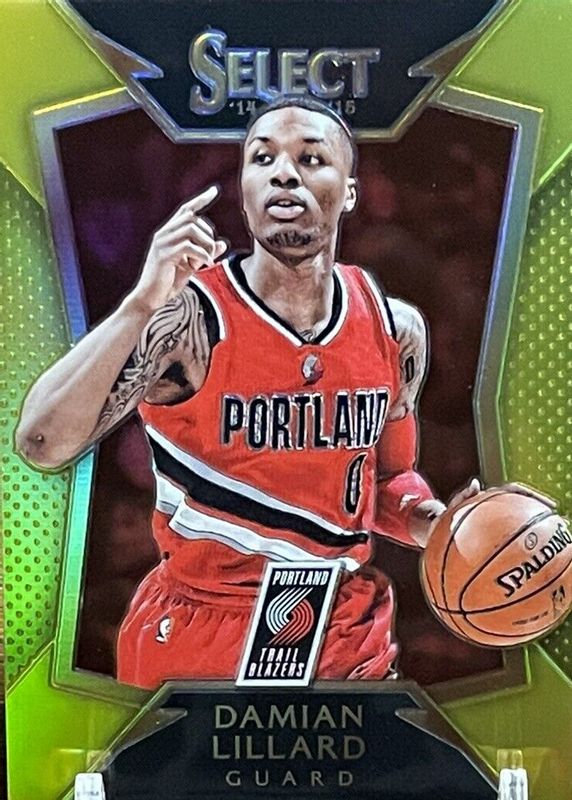 Damian Lillard 2014 Select #14 Concourse Gold /10 PSA 10