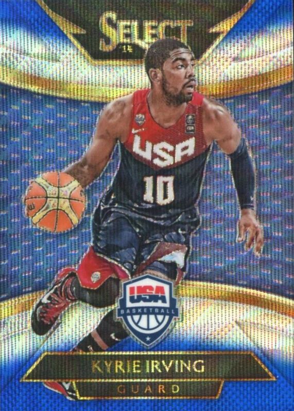 Kyrie Irving 2014 Select #213 Courtside Blue & Silver (Team USA) PSA 10